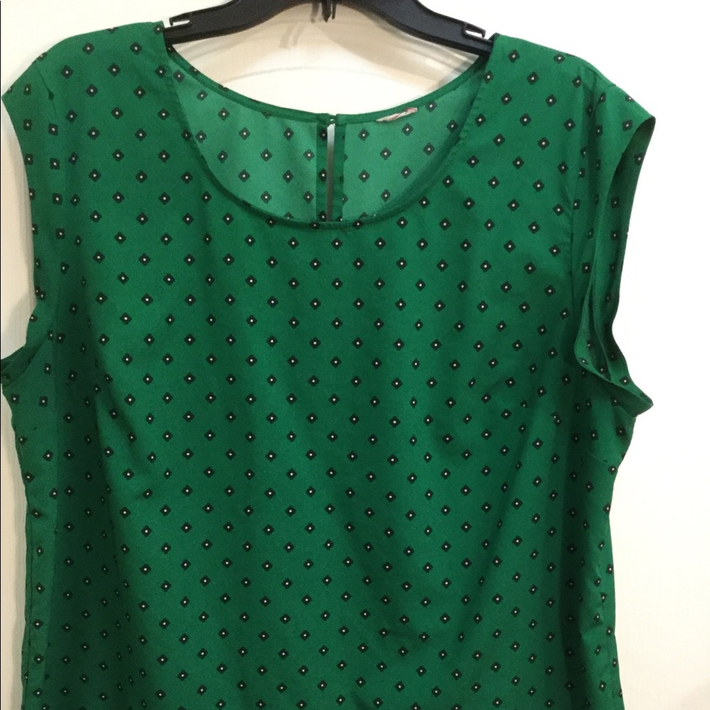 Cap sleeve blouse